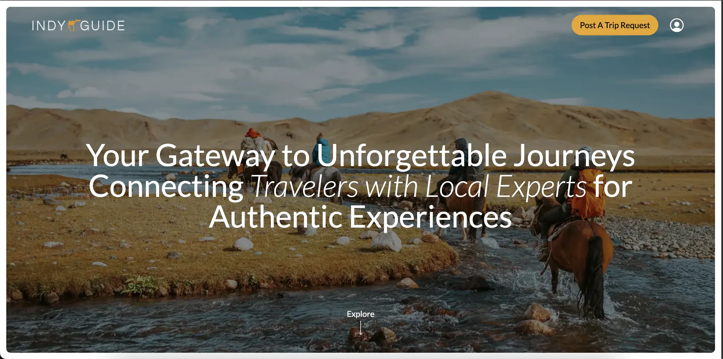 Indy Guide Travel Platform